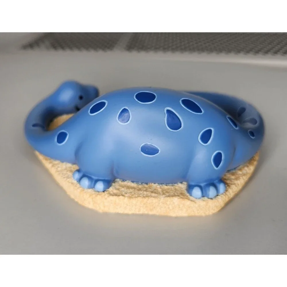 2007 Dino Walk Stegosaurus & Brontosaurus Bathroom Kids Soap Dish & Dispenser
